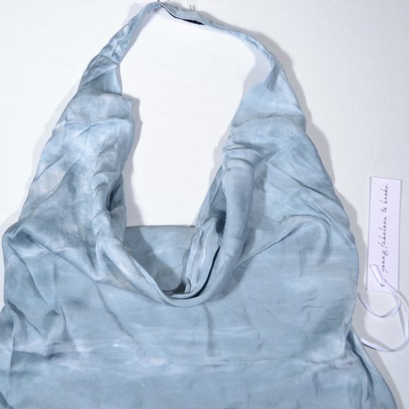 NWT YOUNG FABULOUS & BROKE REBEL HALTER SLIP DRESS, SMALL - Picture 8 of 12